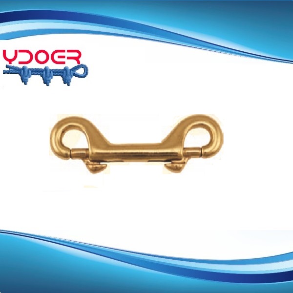 Solid Brass Snap Hook with Double Enden