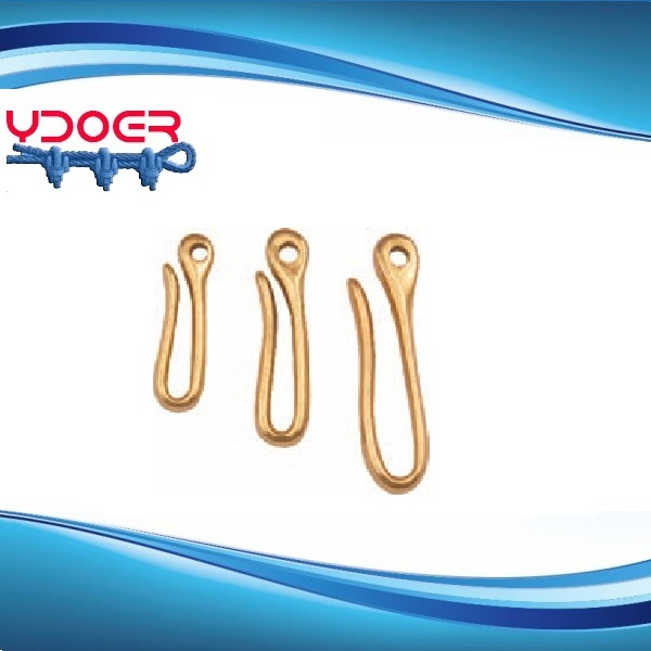 Solid Brass U Type Hook