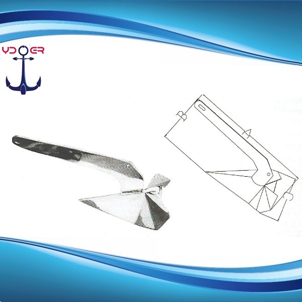 Hot Dip Galvanized and AISI 316 Stainless Steel Delta Anchor