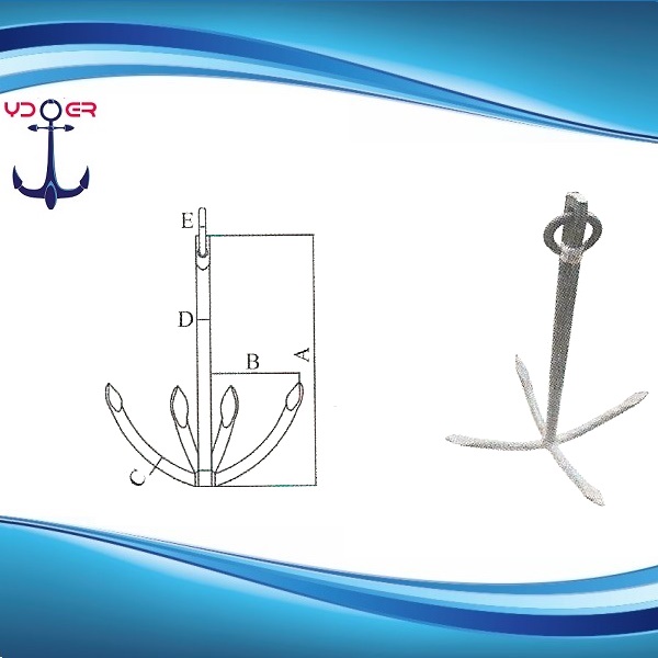 Grapnel Anchor Four legs