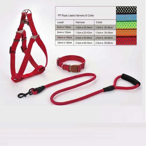 YDL 110 PP Rope Leash,Harness & Collar  