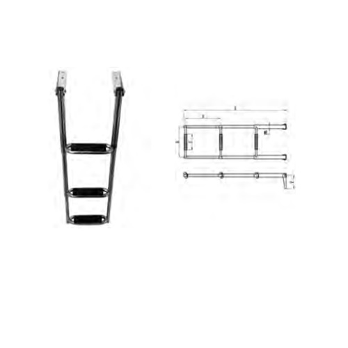 stainless steel ladder